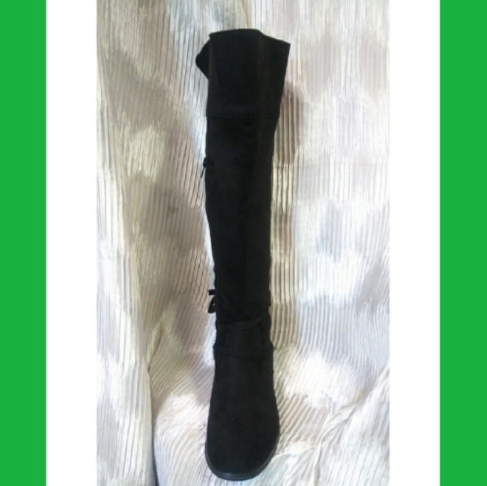 ๐Women's Tall Faux Suede Knee High Boots ๐ - Picture 4 of 8